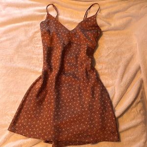 xs spaghetti strap silk dress